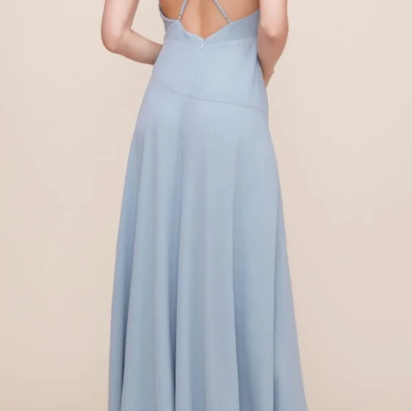 ASTR the label Sleeveless Surplice V-Neck Holland Ruffled maxi dress size XS - Picture 2 of 7